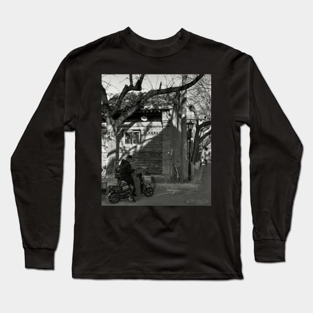 In Beijing's alleyway-Guo wang xi xiang Long Sleeve T-Shirt by jasminewang